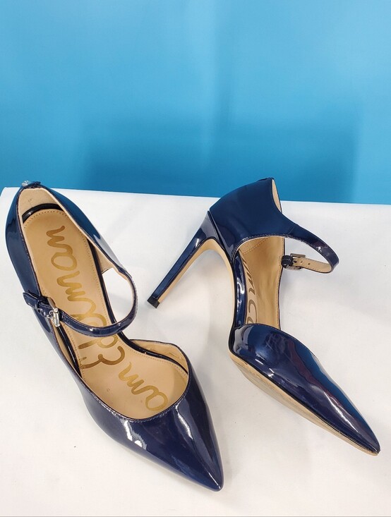 Sam Edelman Shoes - Sam Edelman navy pointed toe heels